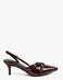 Freya burgundy heel 