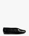 Olivia Glove Ballet Flat in Noir Crush – glove-style upper with centre seam detail, women's sizes 10–15
